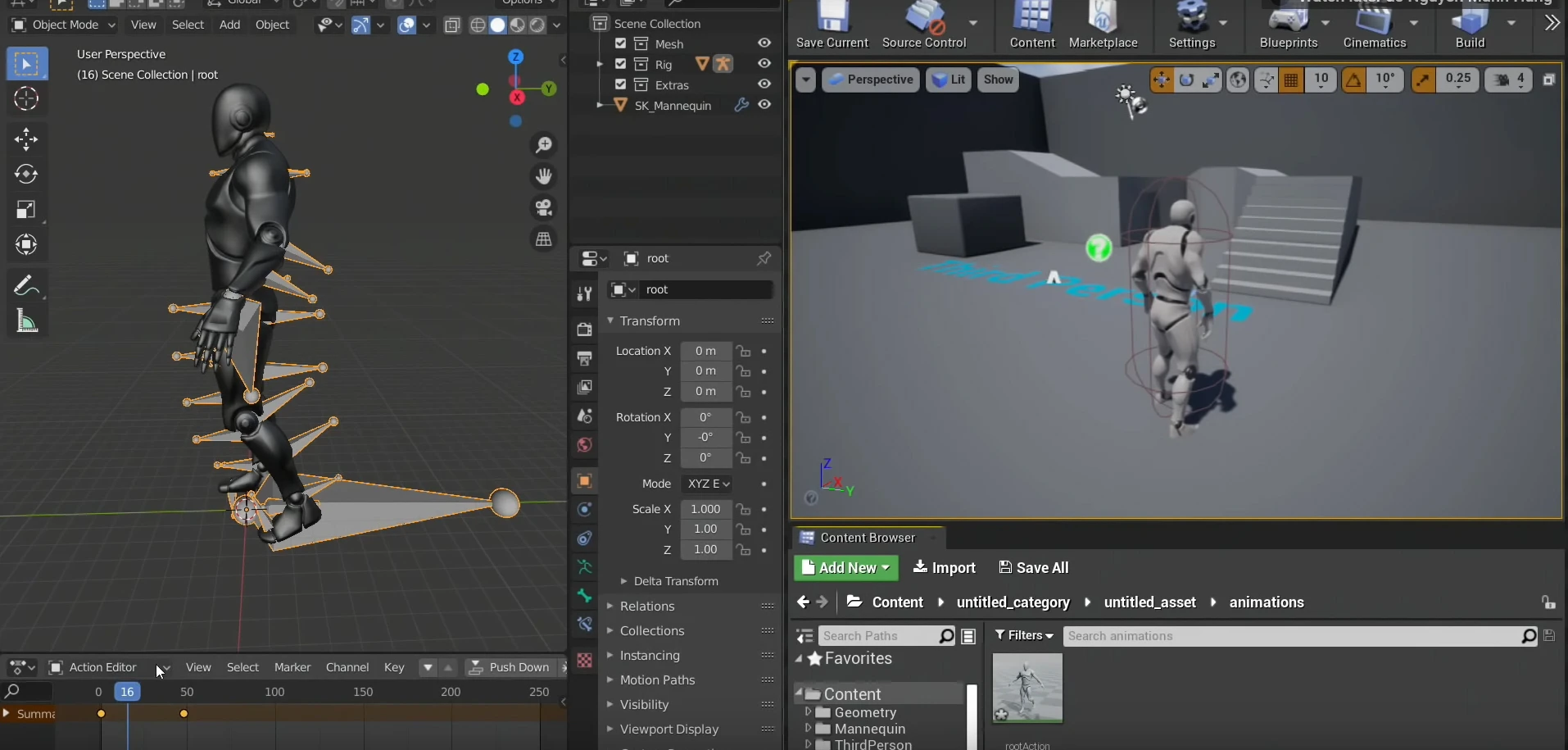 Blender to Unreal Engine Official tools