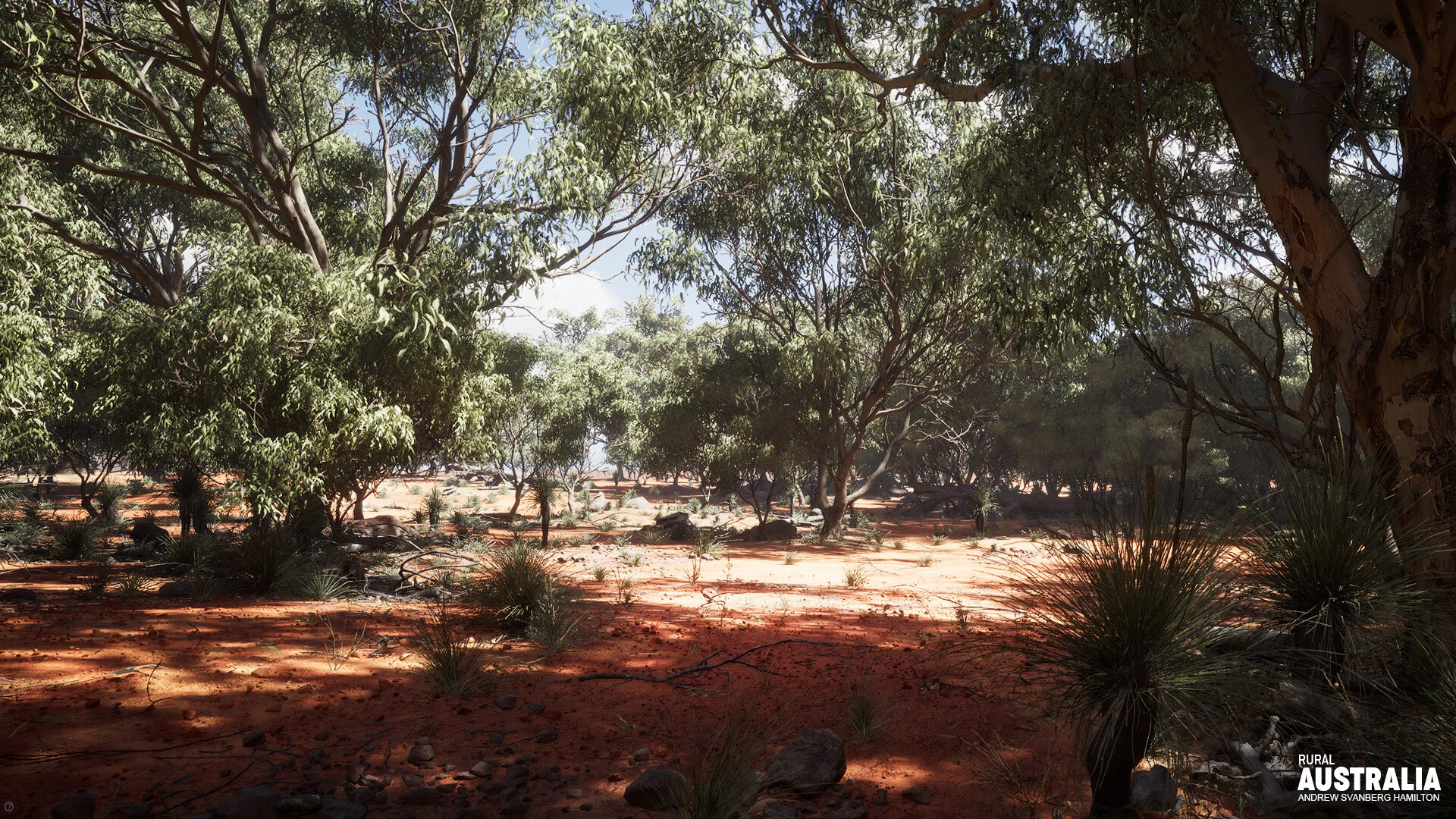 Download FREE Australian trees and rocks meshes